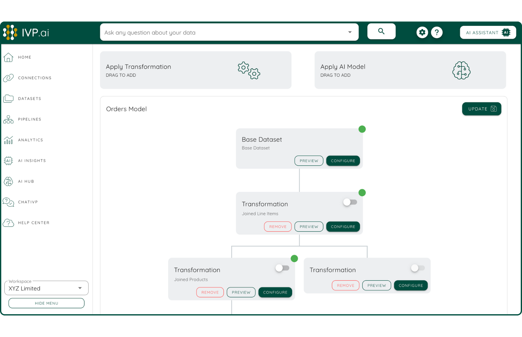 Pipelines Screenshot